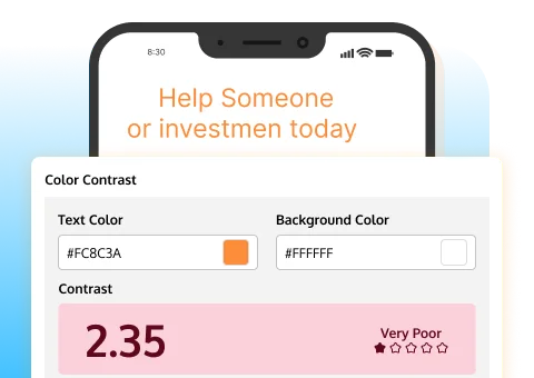 Focus on Color Contrast