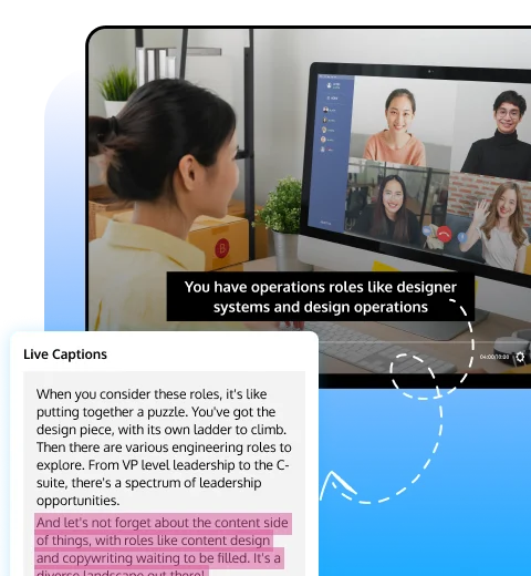 Live Captioning and Transcription