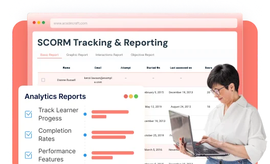 scorm Tracking Reporting Setup