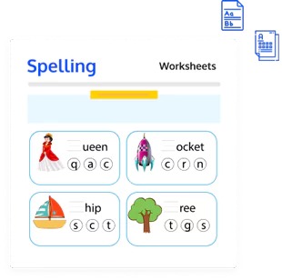 spelling worksheets content development