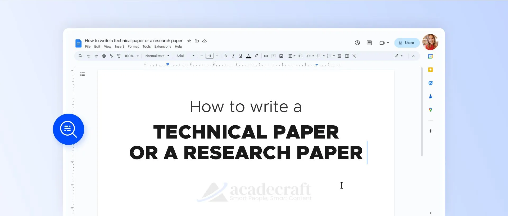 how to write a technical paper