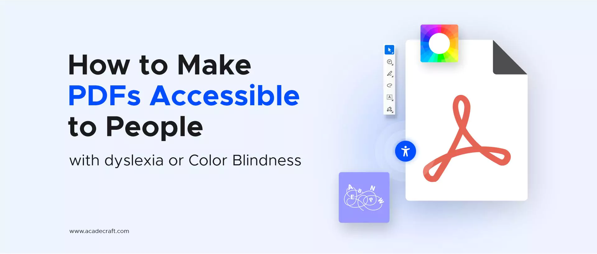 Make PDF Accessible for People with Dyslexia or Color Blindness