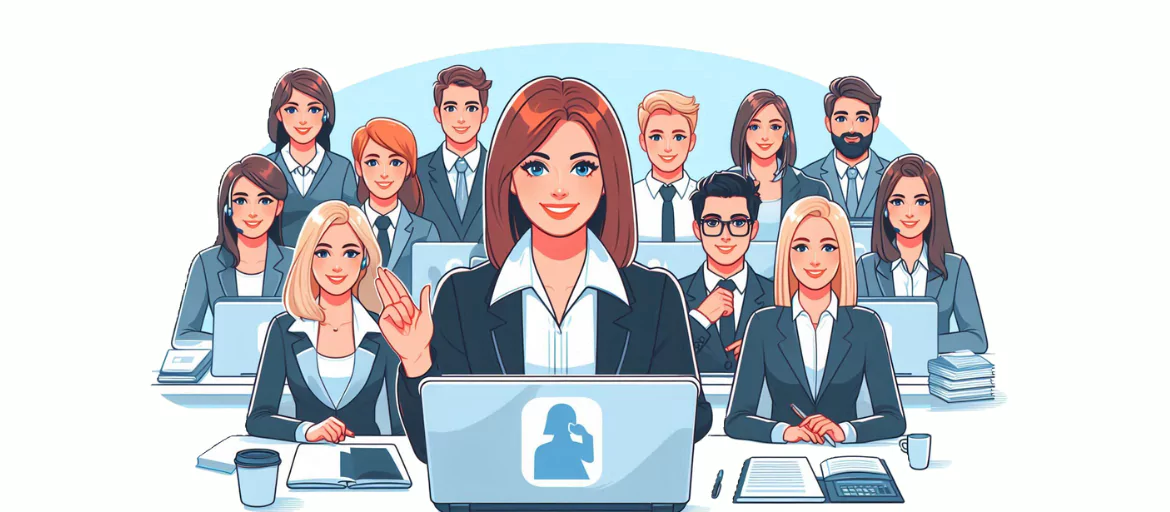 employees taking corporate training