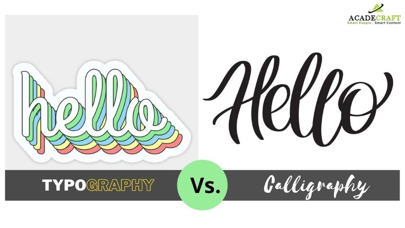 typography vs calligraphy