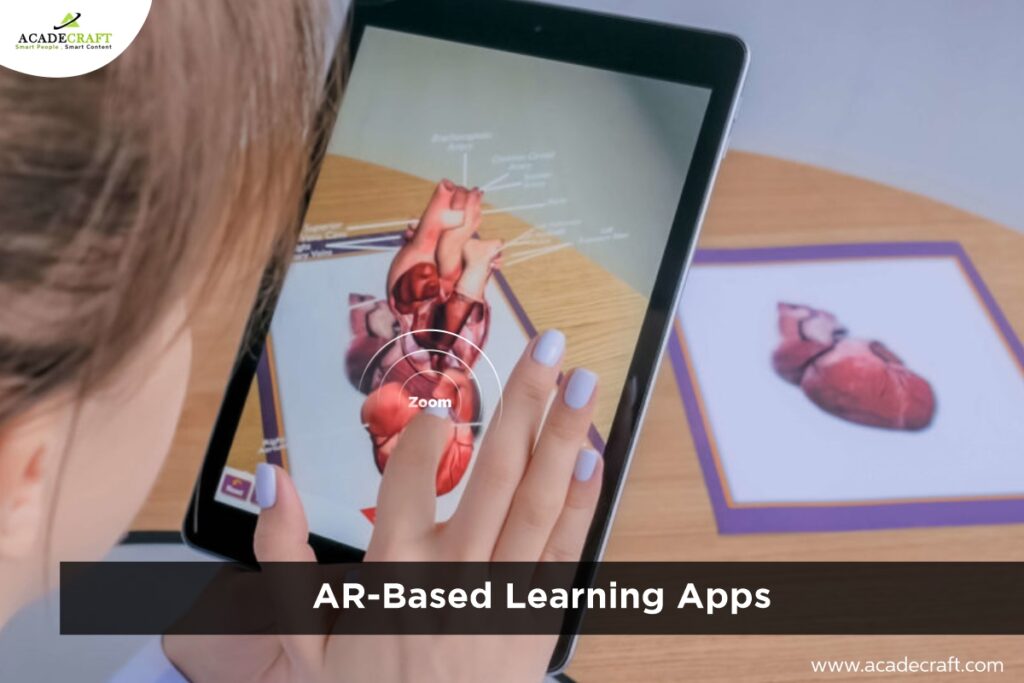 AR based learning apps