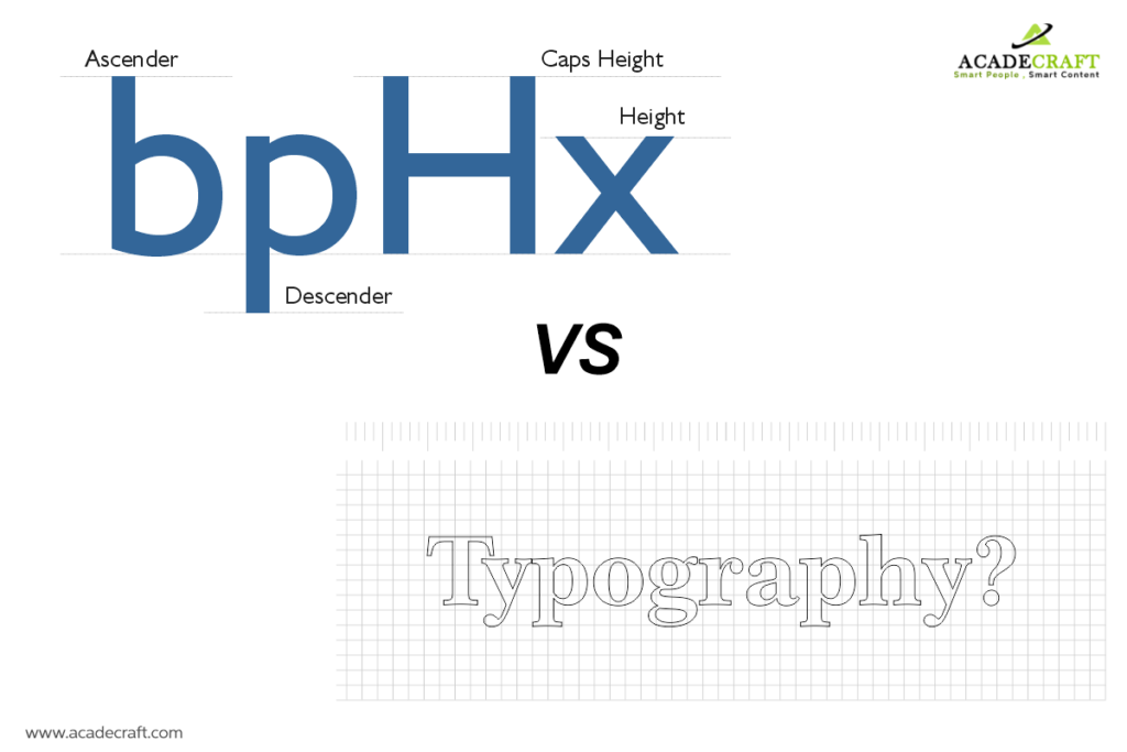 difference between typesetting and typography