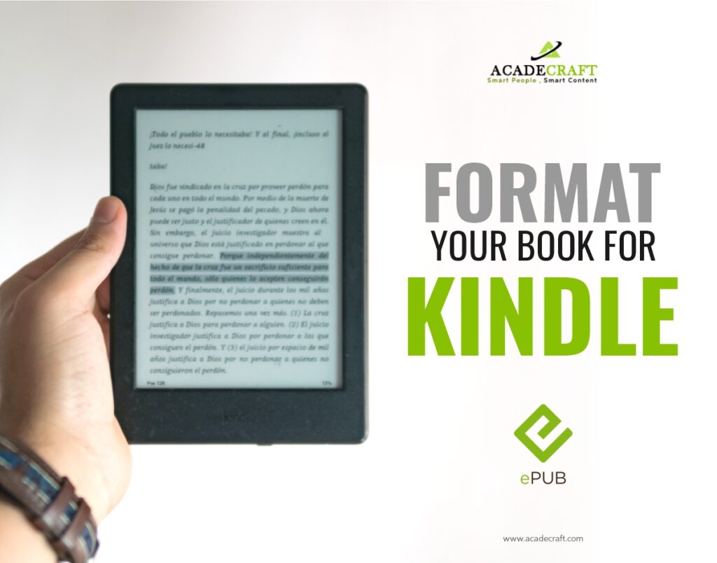 Step-by-Step Process To Format a Book for Kindle